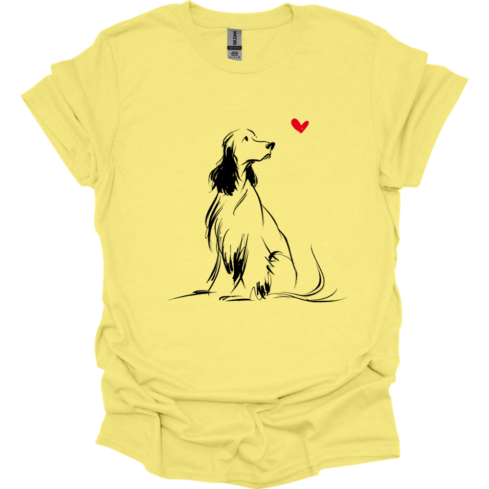 English Springer Spaniel - Sketch Dog T-Shirt