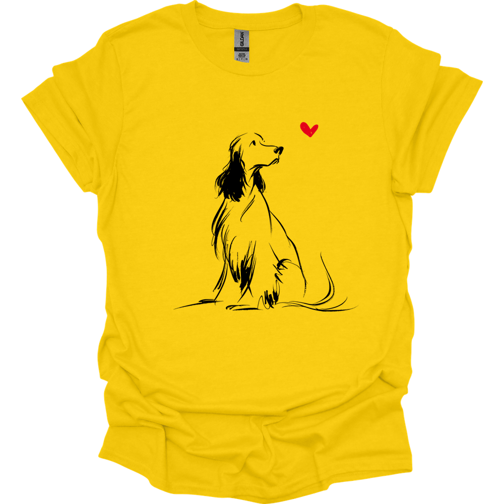English Springer Spaniel - Sketch Dog T-Shirt