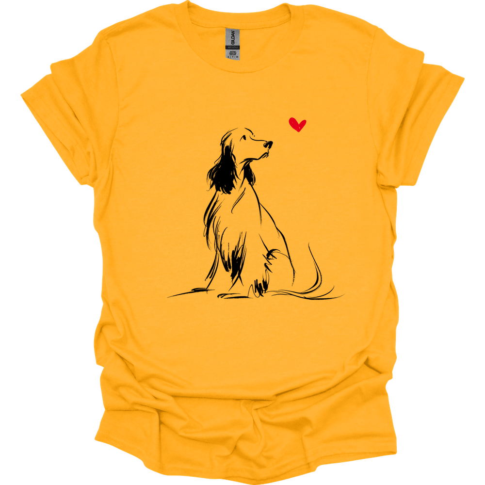 English Springer Spaniel - Sketch Dog T-Shirt