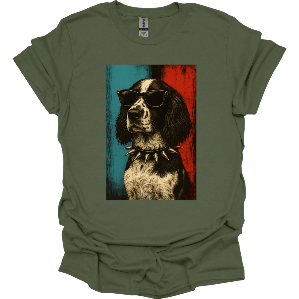 English Springer Spaniel - Punk Dog T-Shirt