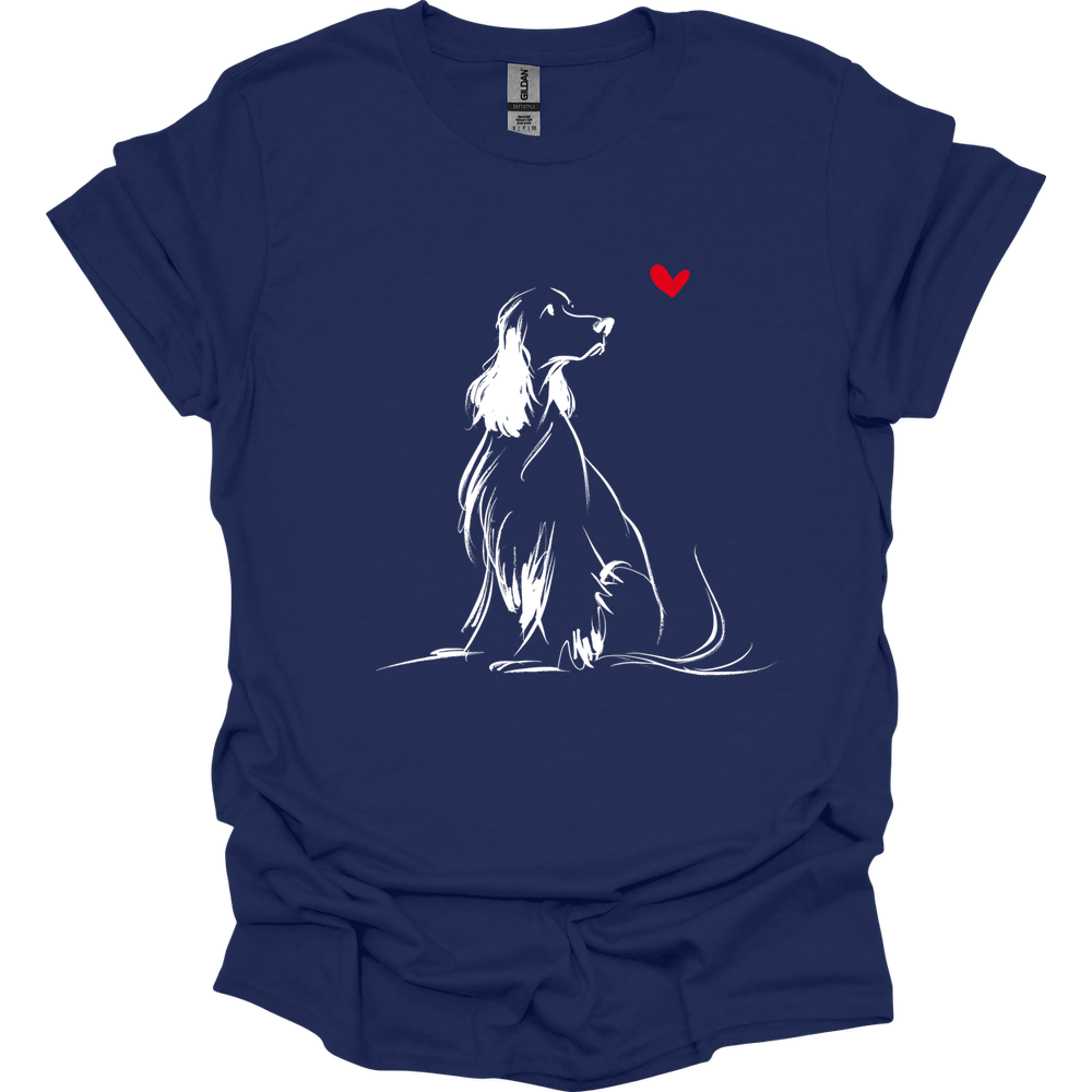 English Springer Spaniel - Sketch Dog T-Shirt