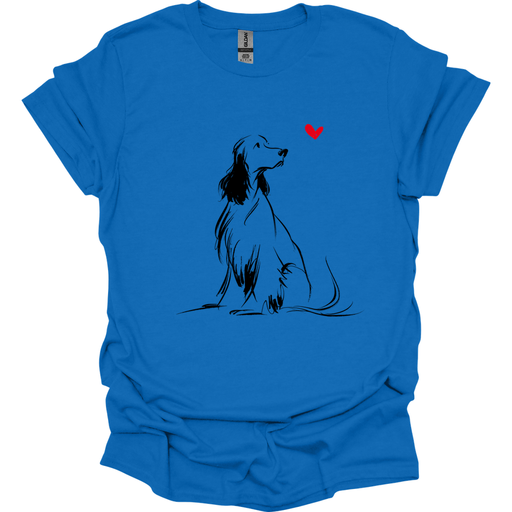 English Springer Spaniel - Sketch Dog T-Shirt
