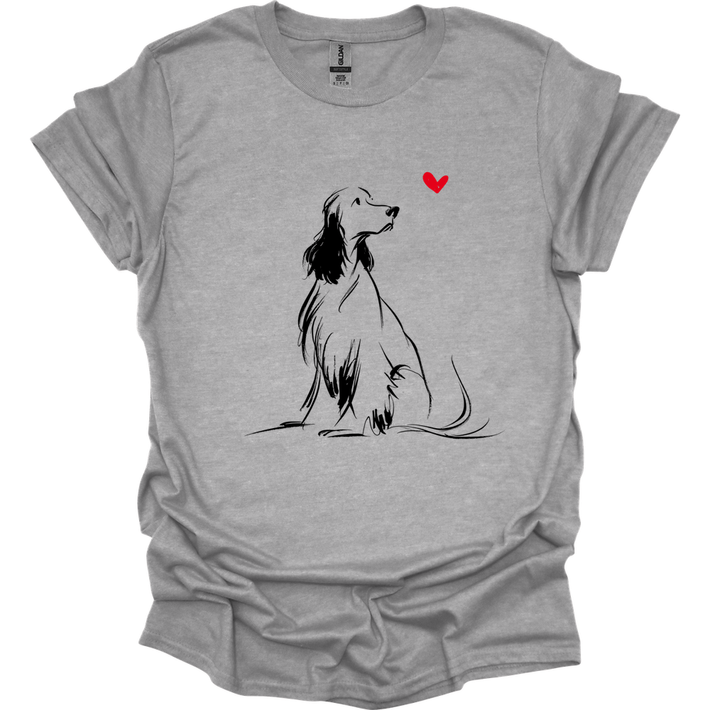 English Springer Spaniel - Sketch Dog T-Shirt