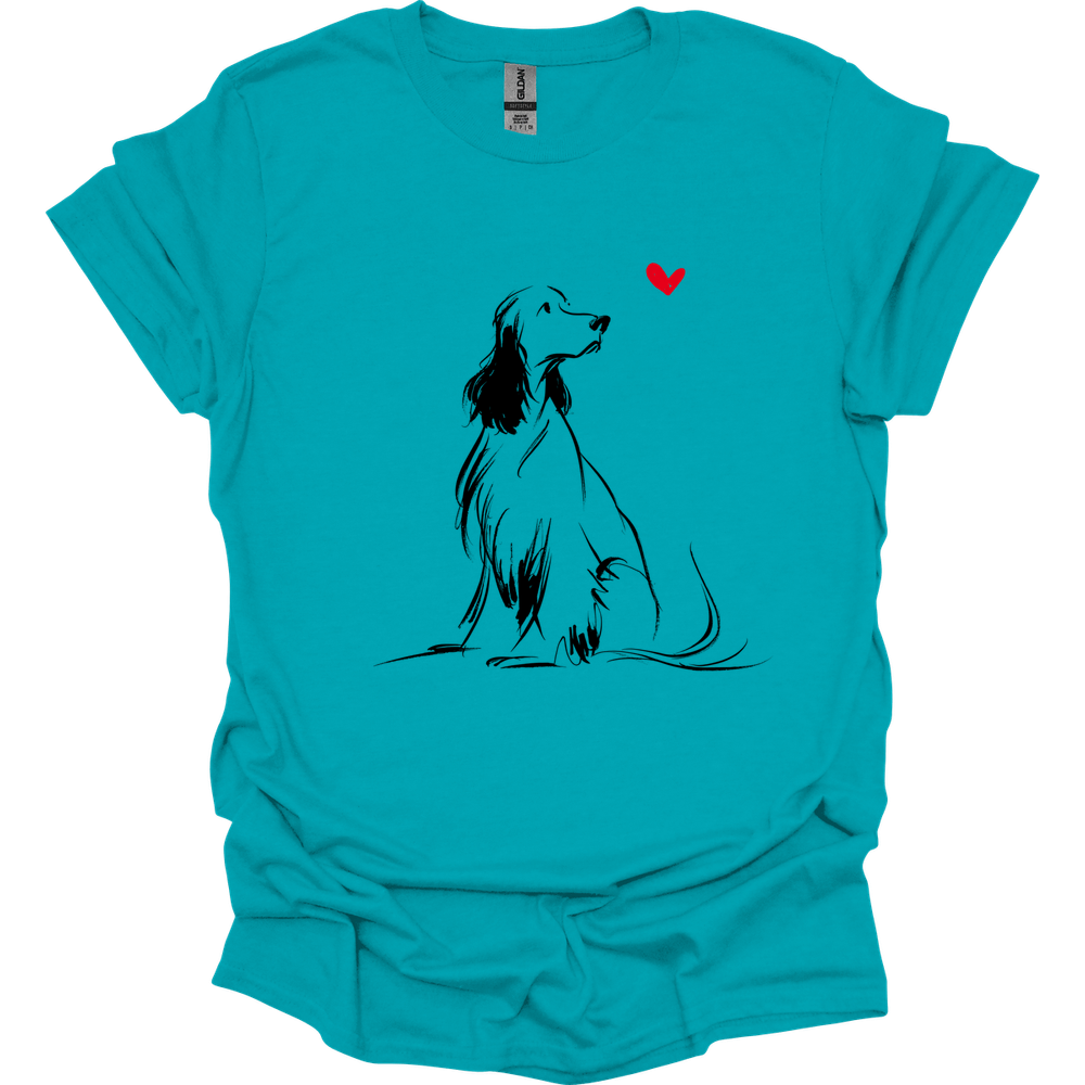 English Springer Spaniel - Sketch Dog T-Shirt
