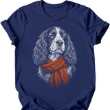 English Springer Spaniel - Winter Dog T-Shirt