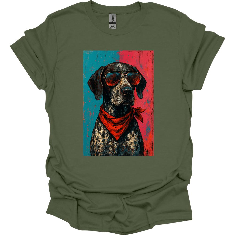 German Shorthaired Pointer - Punk Dog T-Shirt