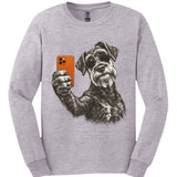 Giant Schnauzer - Selfie Dog Long Sleeve
