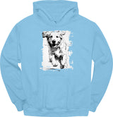Golden Retriever - Running Dog Hoodie