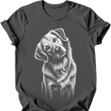 Golden Retriever - Tilted Dog T-Shirt