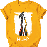 Greyhound - Huh Dog T-Shirt