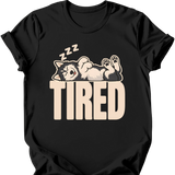 Husky - Tired Dog T-Shirt