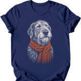 Irish Wolfhound - Winter Dog T-Shirt