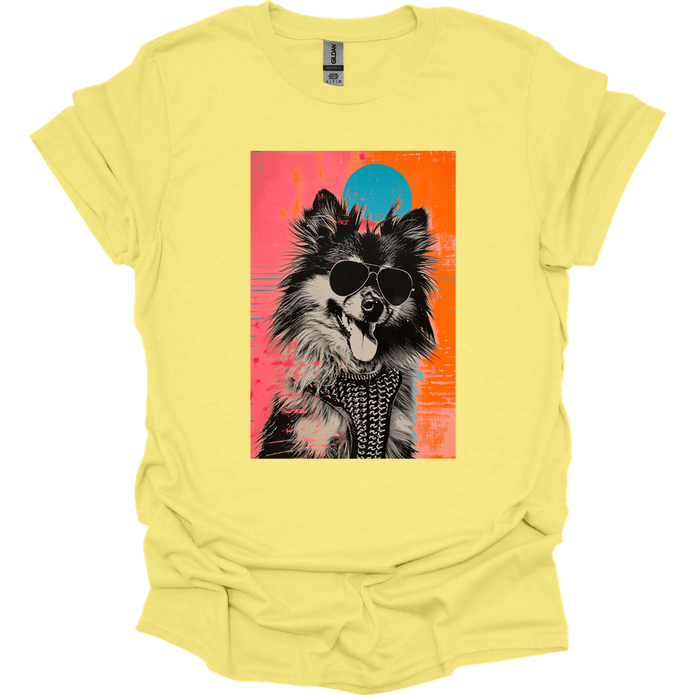 Keeshond - Punk Dog T-Shirt