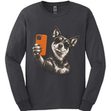Kelpie - Selfie Dog Long Sleeve