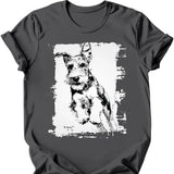 Kerry Blue Terrier - Running Dog T-Shirt