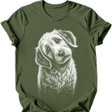 Labradoodle - Tilted Dog T-Shirt