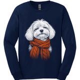 Maltese - Winter Dog Long Sleeve