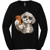 Maltipoo - Selfie Dog Long Sleeve
