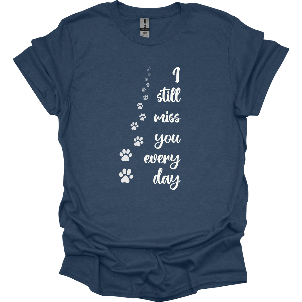I Still Miss You T-Shirt - Heather Navy - heather navy-1746433676564