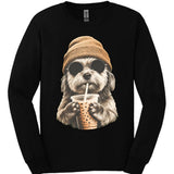 Morkie - Hipster Dog Long Sleeve