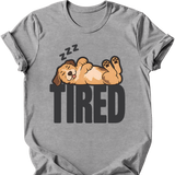 Mutt / Mixed Breed - Tired Dog T-Shirt