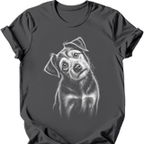 Mutt / Mixed Breed - Tilted Dog T-Shirt