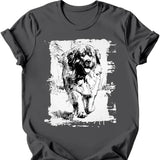 Newfoundland - Running Dog T-Shirt