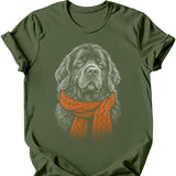 Newfoundland - Winter Dog T-Shirt