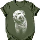 Old English Sheepdog - Tilted Dog T-Shirt
