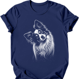 Papillon - Tilted Dog T-Shirt