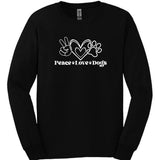 Peace Love Dogs Long Sleeve