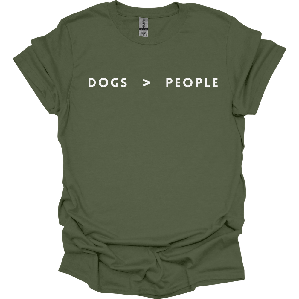 Dogs > People T-Shirt