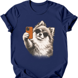 Pomeranian - Selfie Dog T-Shirt