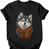 Pomsky - Winter Dog T-Shirt