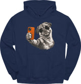 Pug - Selfie Dog Hoodie