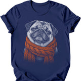 Pug - Winter Dog T-Shirt