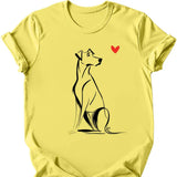 Rhodesian Ridgeback - Sketch Dog T-Shirt