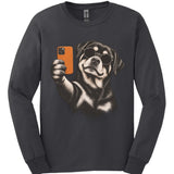Rottweiler - Selfie Dog Long Sleeve
