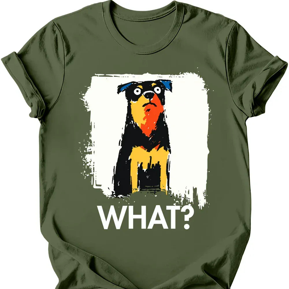 Rottweiler what tee military green