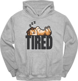 Rough Collie - Tired Dog Hoodie