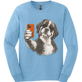 Saint Bernard - Selfie Dog Long Sleeve