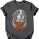 Saint Bernard - Winter Dog T-Shirt
