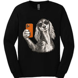 Saluki - Selfie Dog Long Sleeve