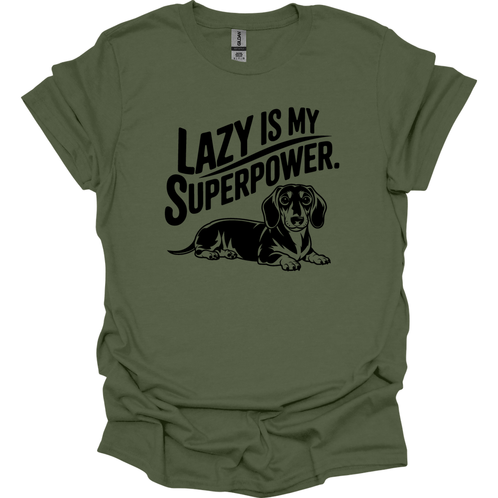 sassy dachshund 31 shirt military green