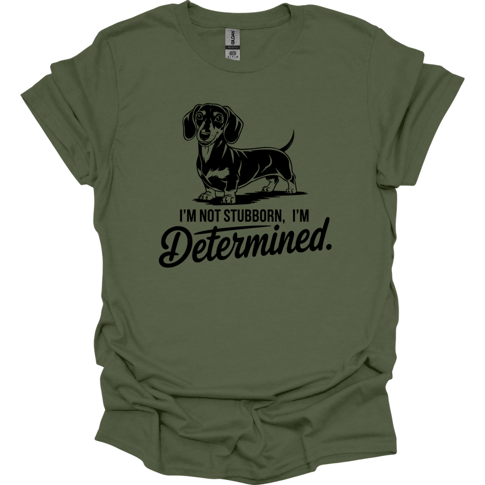 sassy dachshund 39 shirt military green