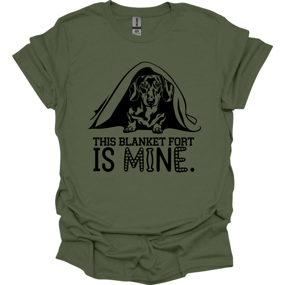 sassy dachshund 68 shirt military green