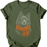 Schipperke - Winter Dog T-Shirt