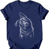 Schipperke - Tilted Dog T-Shirt