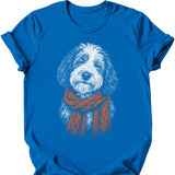 Sheepadoodle - Winter Dog T-Shirt