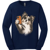 Shetland Sheepdog - Selfie Dog Long Sleeve